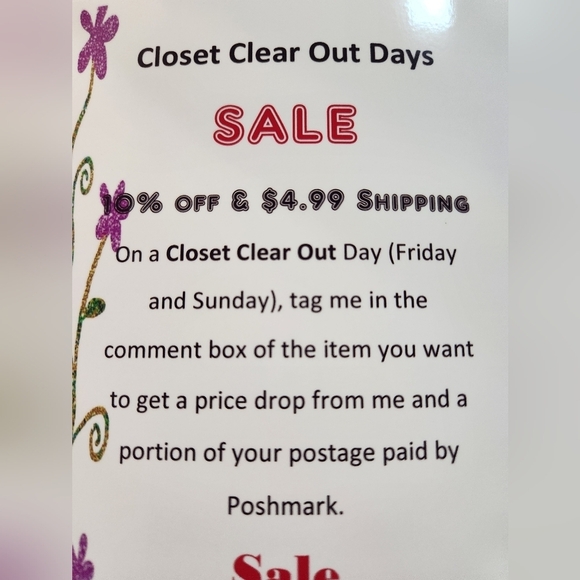 Closet Clear Out - Today - Sunday, December 7. - Picture 3 of 4